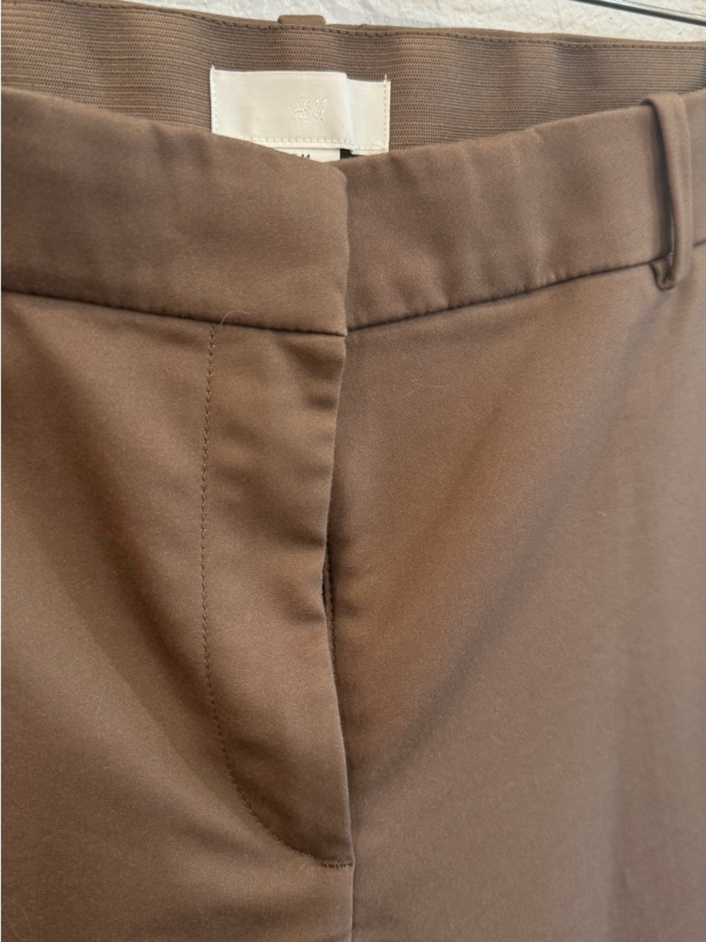H&M Brown High-Waist Dress Pants - Picture 3 of 10